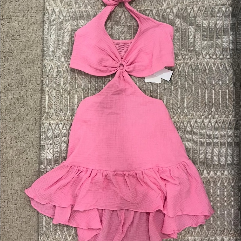 Peixoto Pink Mini Dress